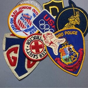 Vintage assorted patch lot